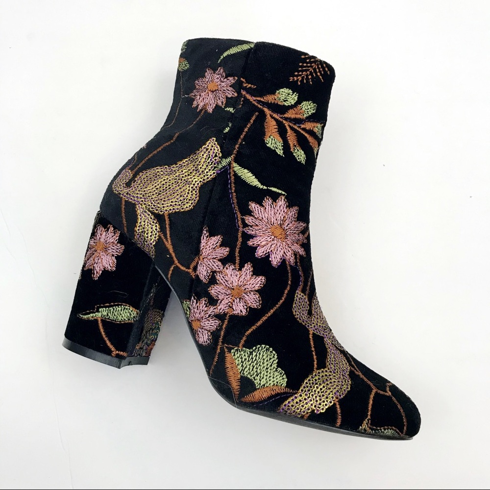 Steven by Steve Madden Lissa Velvet Bootie